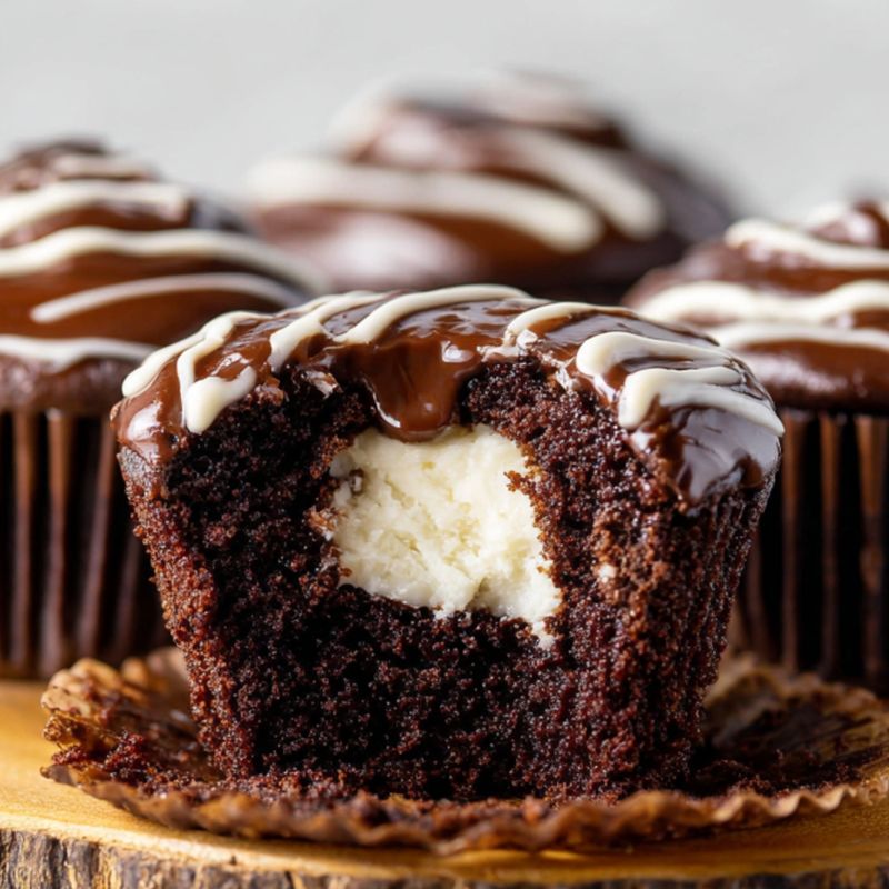 Surprise Cupcakes With Hidden Frosting Centers