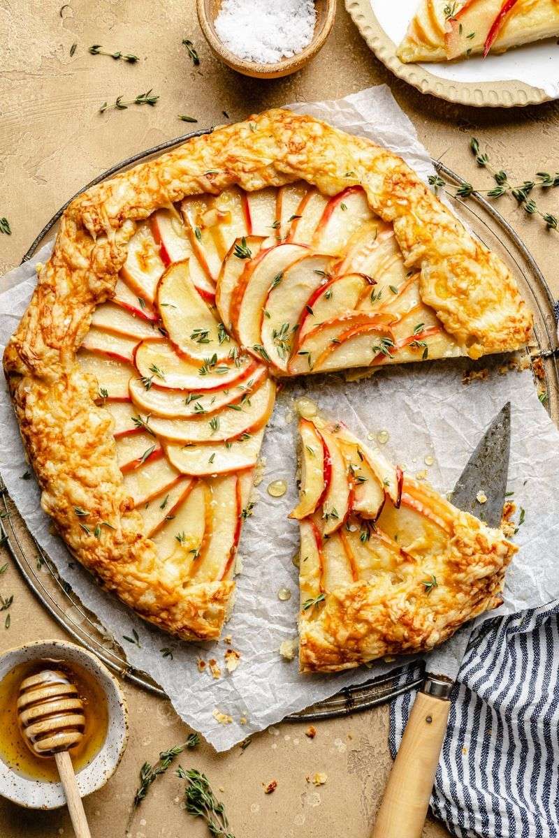 Celery and Apple Galette