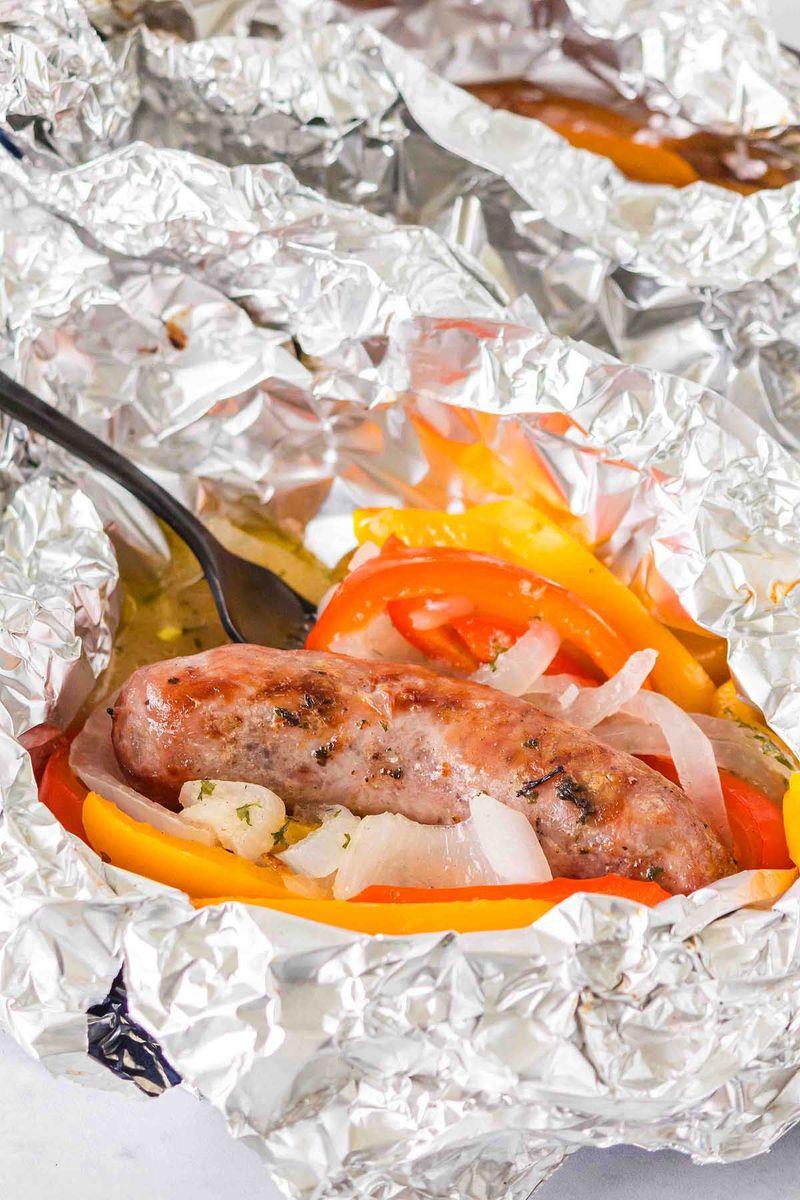 Italian Sausage and Peppers Packets
