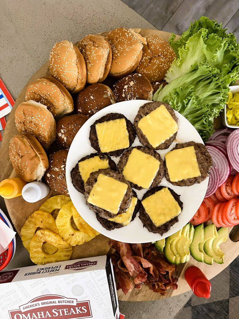 Slider Bar with Different Patties