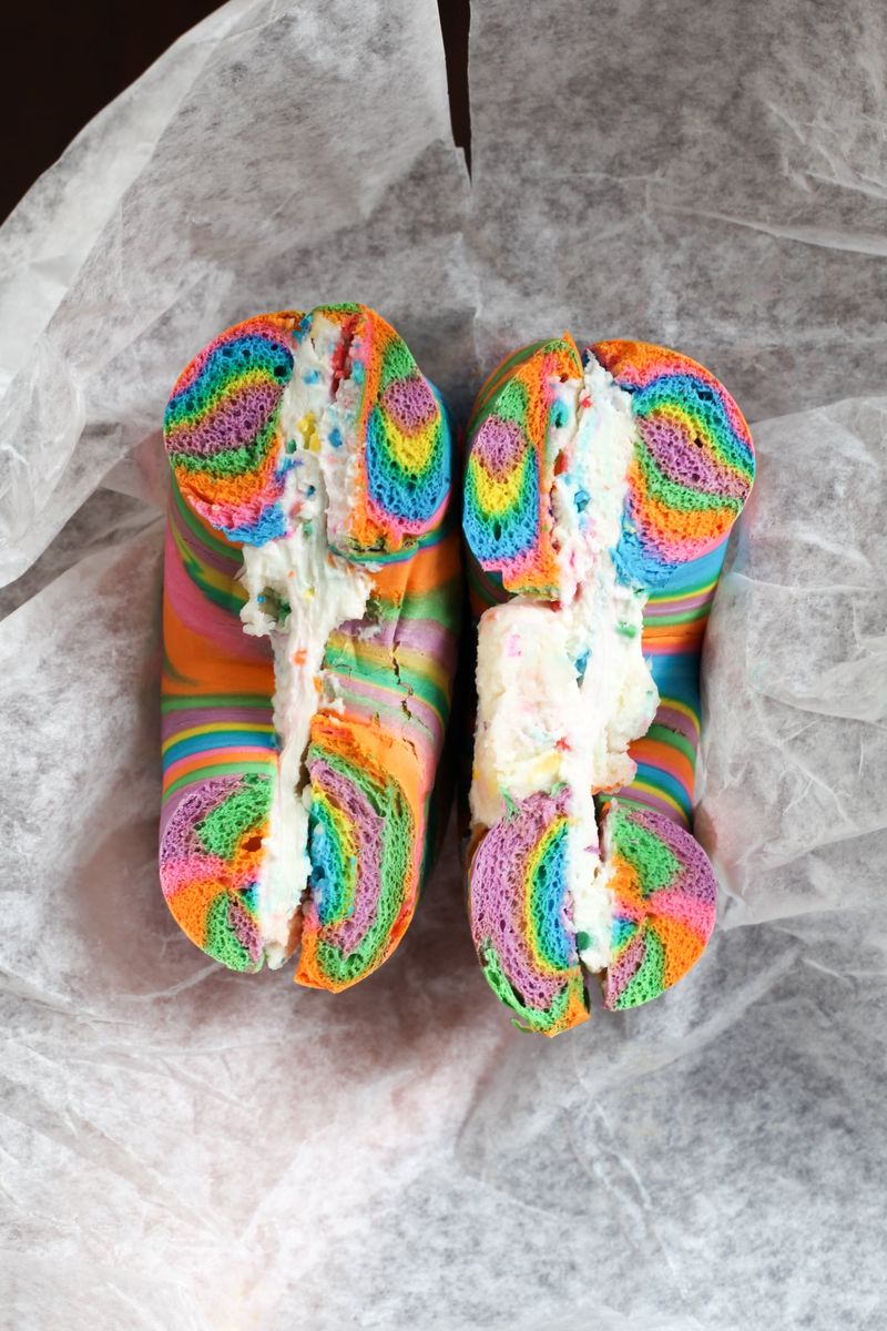 Rainbow Bagel