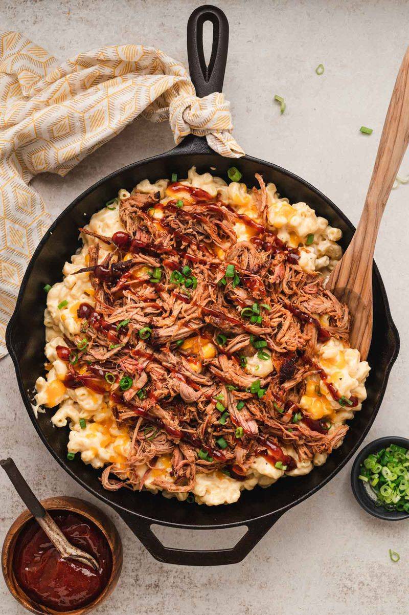 Pulled Pork Mac and Cheese