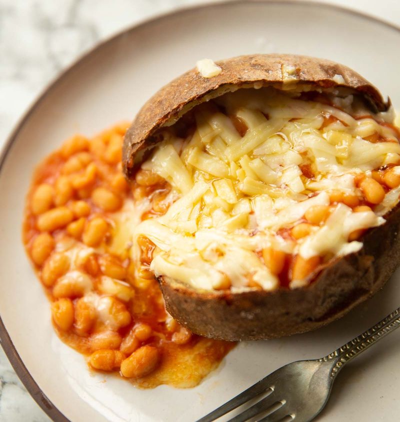 Baked Beans and Cheese