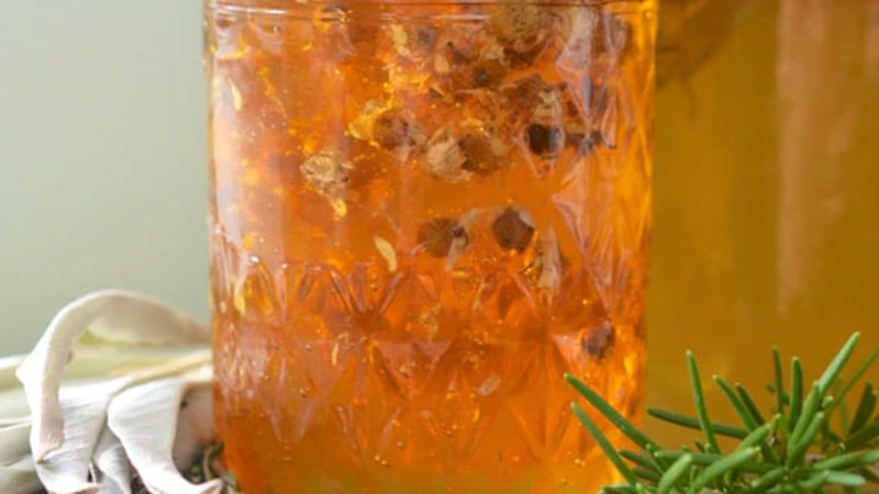 Sage-Infused Honey