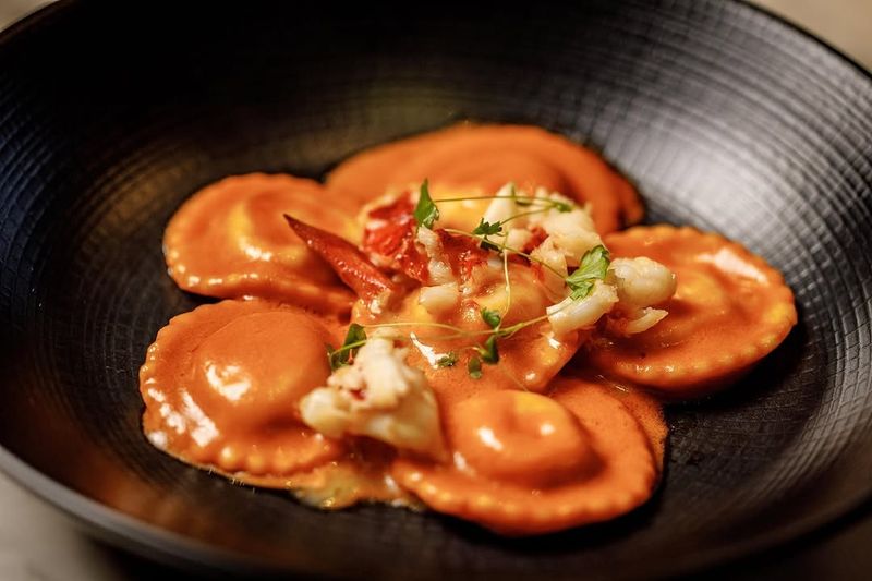 Lobster and Mascarpone Ravioli with Lemon Cream Sauce