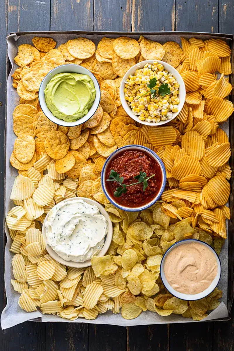 Store-Bought Dips and Chips