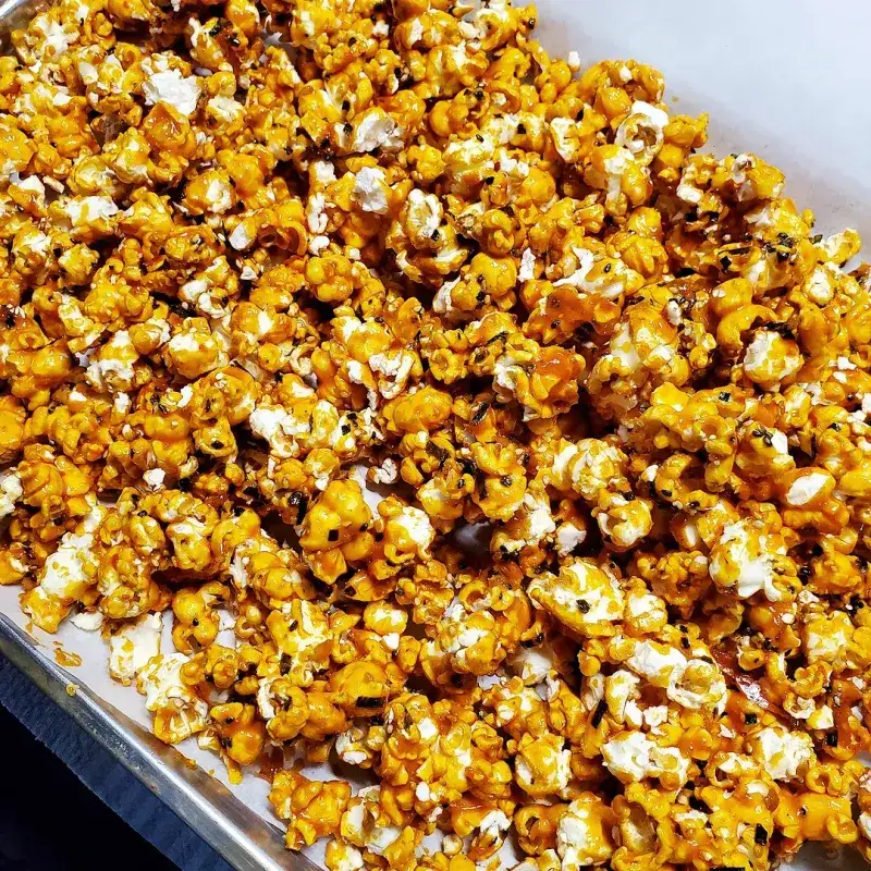 Furikake Popcorn Clusters