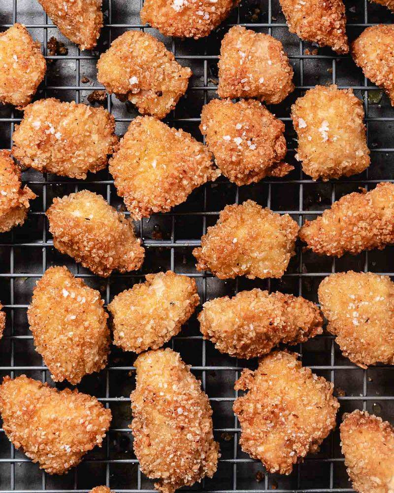 Panko Coconut Nuggets with Mango Oolong Tea