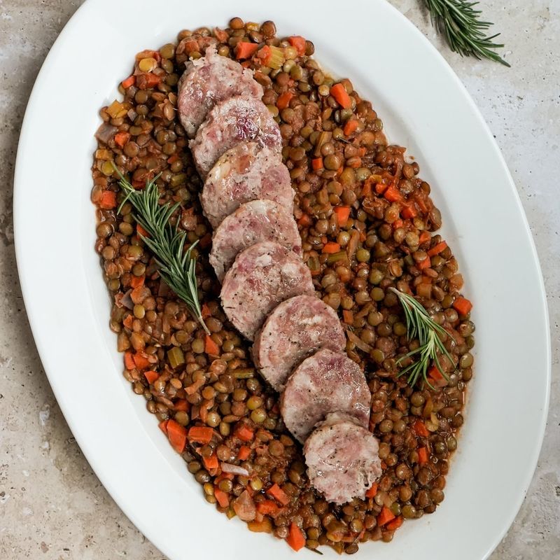 Lentil Soup (Italian New Year Coins)