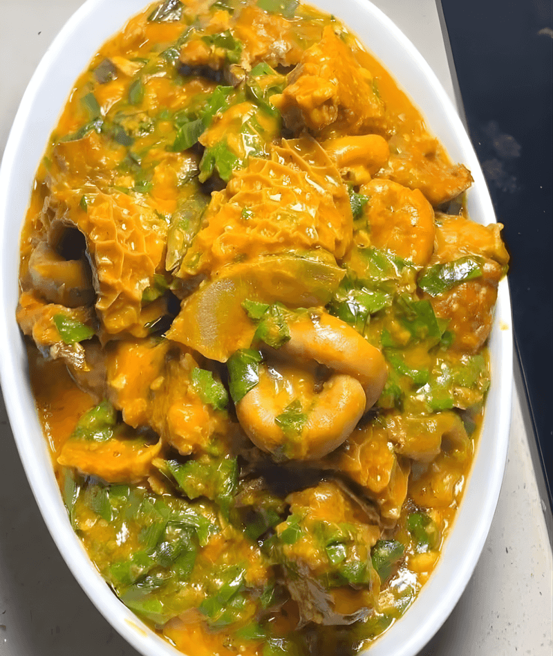 Pounded Yam and Oha Soup - Nigeria's Igbo Region