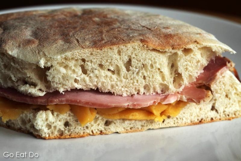 Stottie Cake Sandwich (Tyneside)