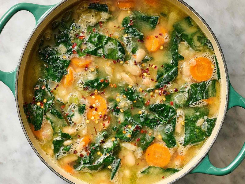Butter Bean and Kale Minestrone