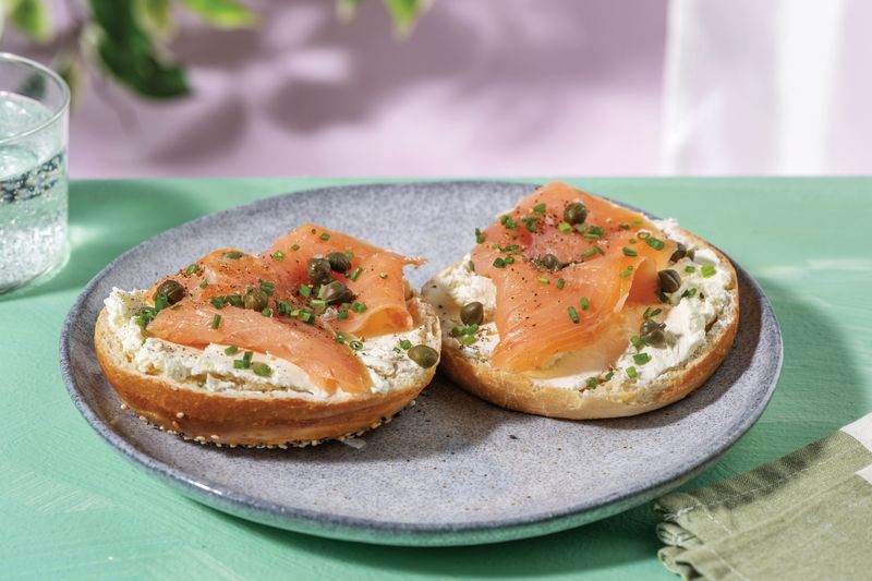Smoked Salmon and Cream Cheese Toastie