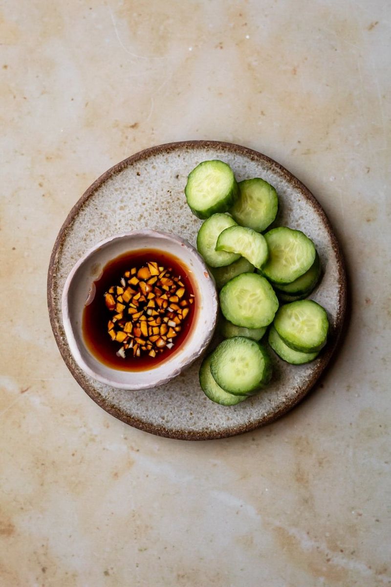 Banh Mi Dipping Cucumber Slices