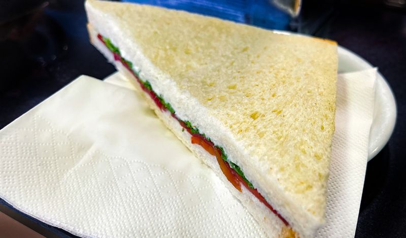 Rome, Italy - The Tramezzino con Uova e Tartufo