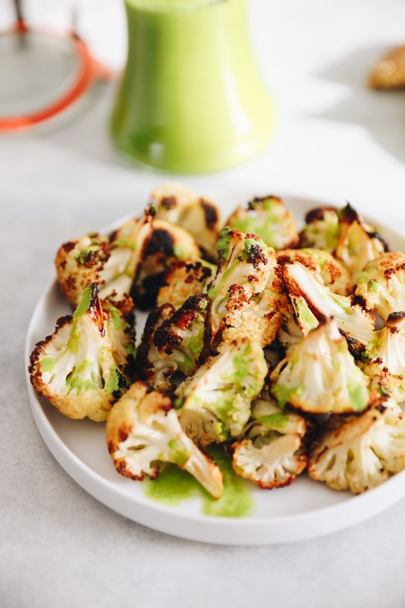 Zhug-Spiced Roasted Cauliflower