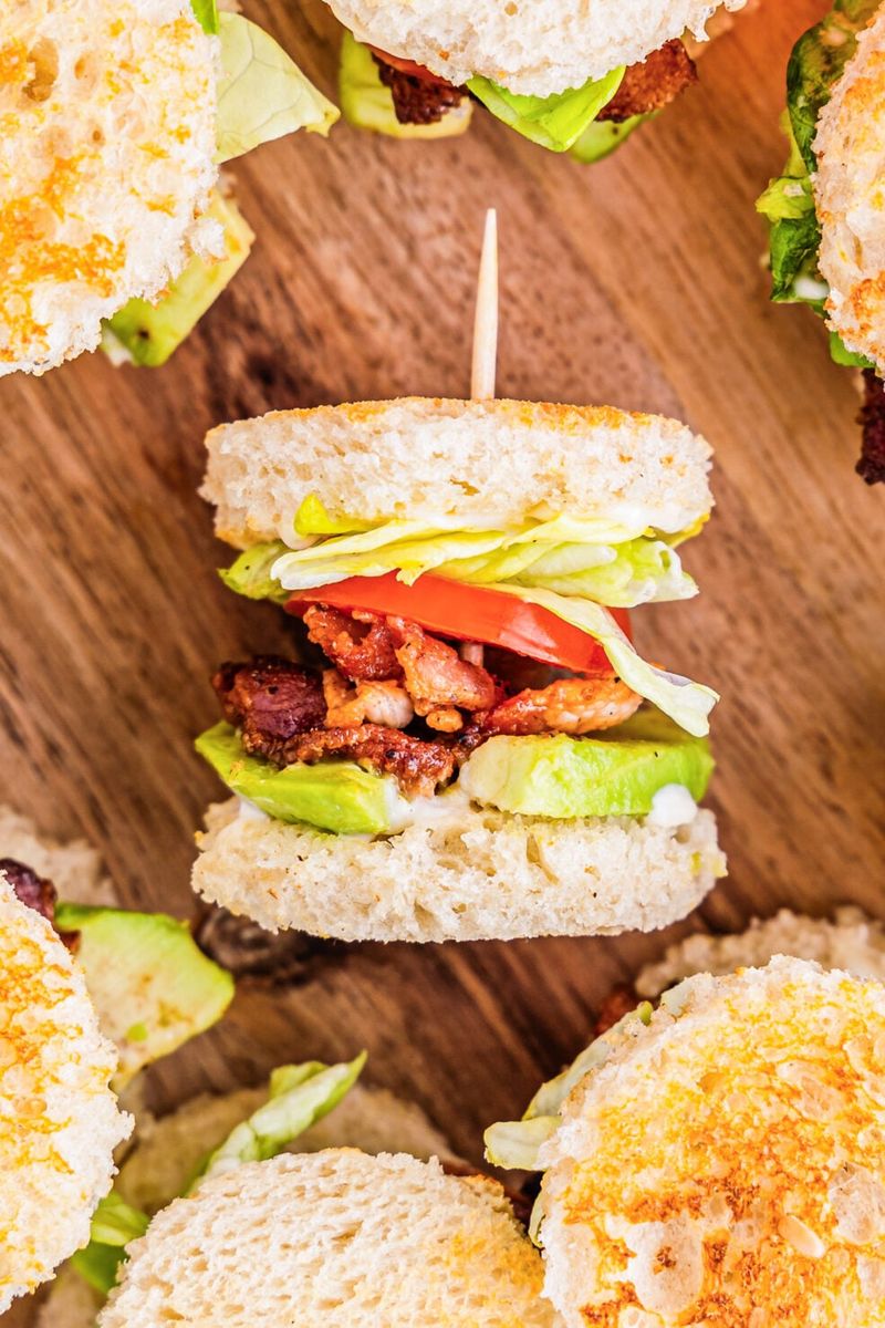 Classic BLT Bites on Toasted Sourdough