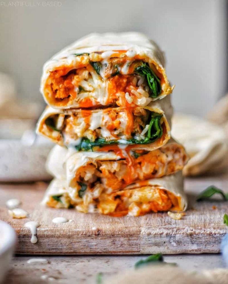 Buffalo Cauliflower Wrap