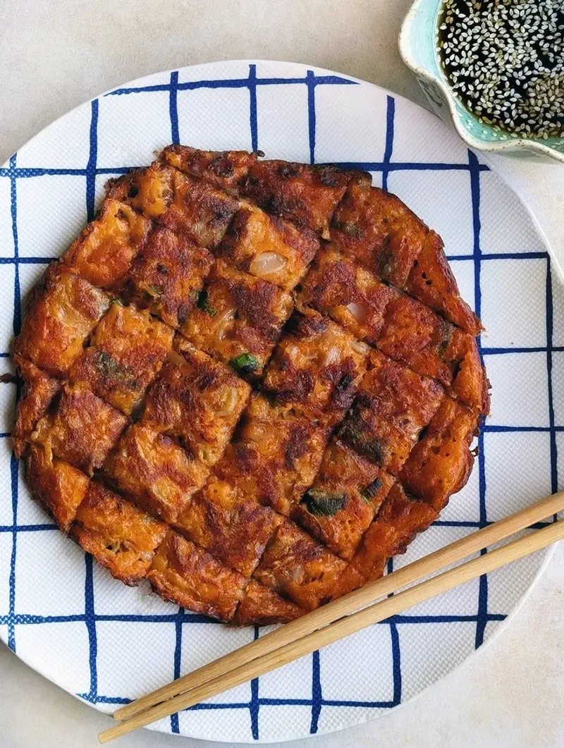 Kimchi Pancakes (Kimchijeon)