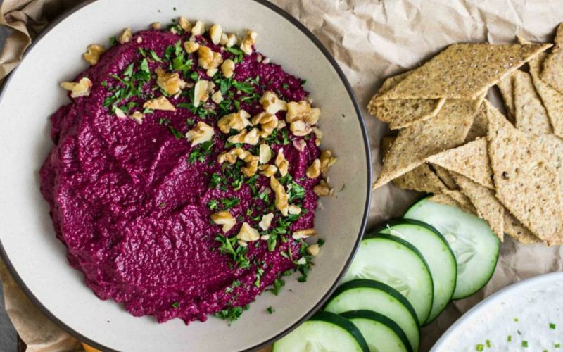 Beet and Walnut Dip