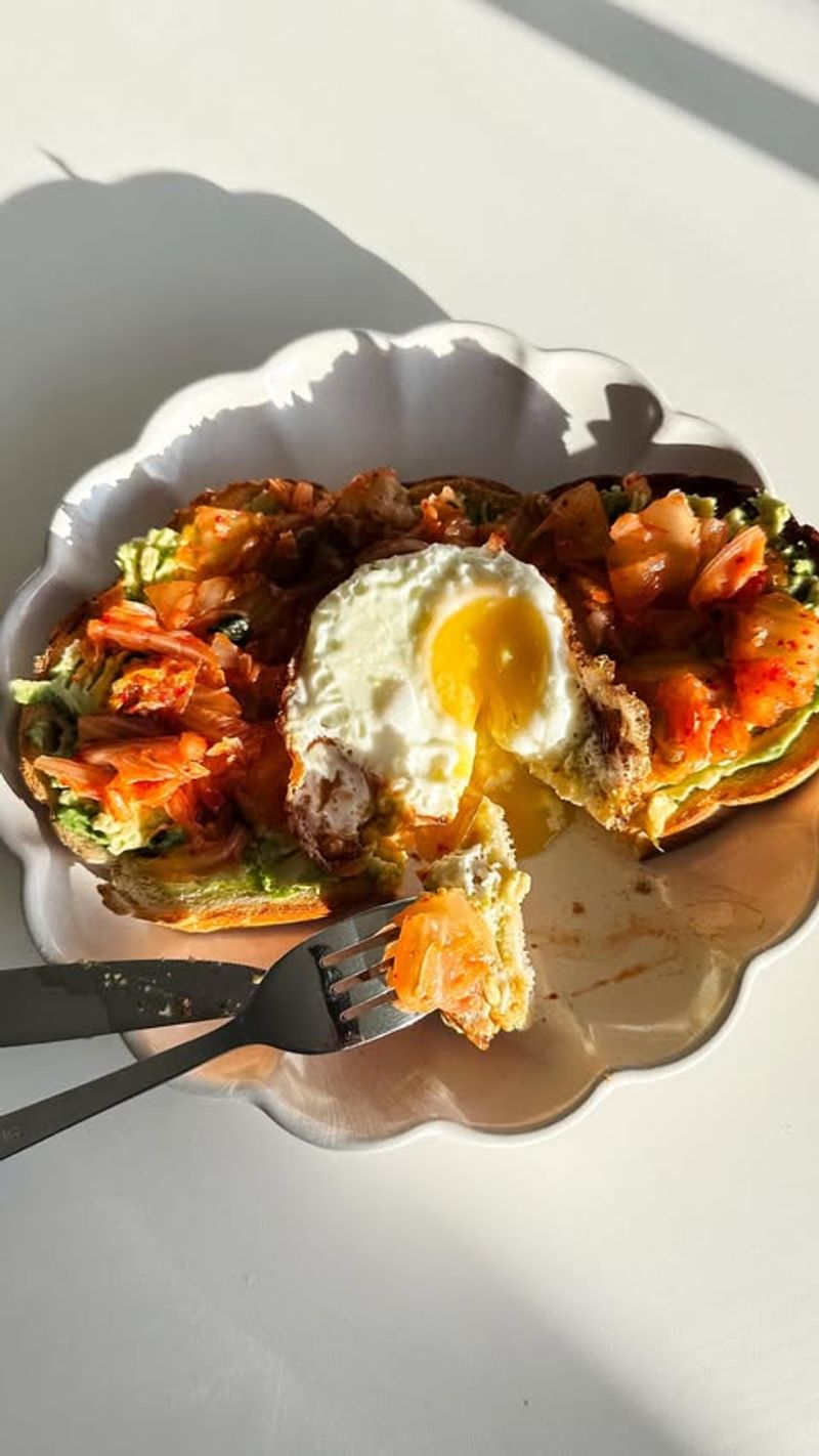 Kimchi and Soft-Boiled Egg