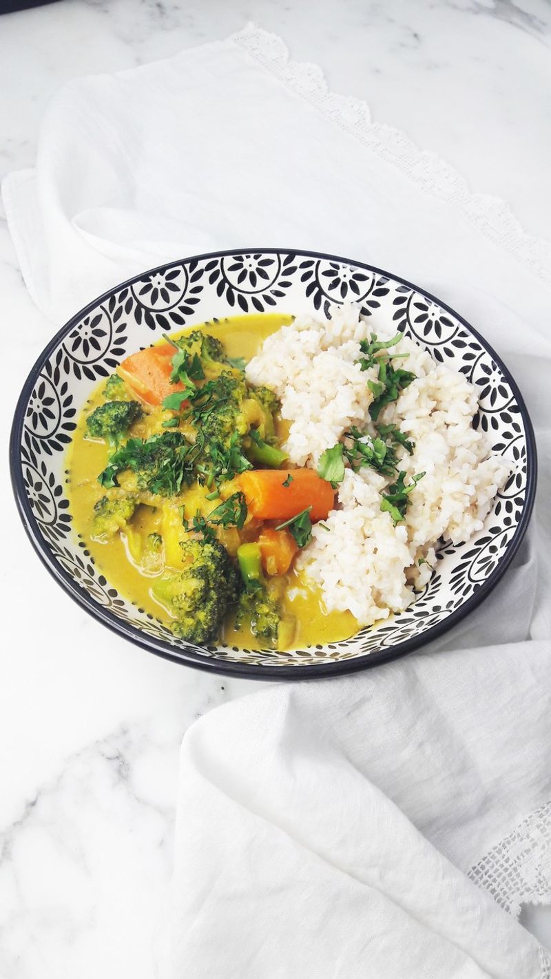 Carrot Curry With Toasted Coconut
