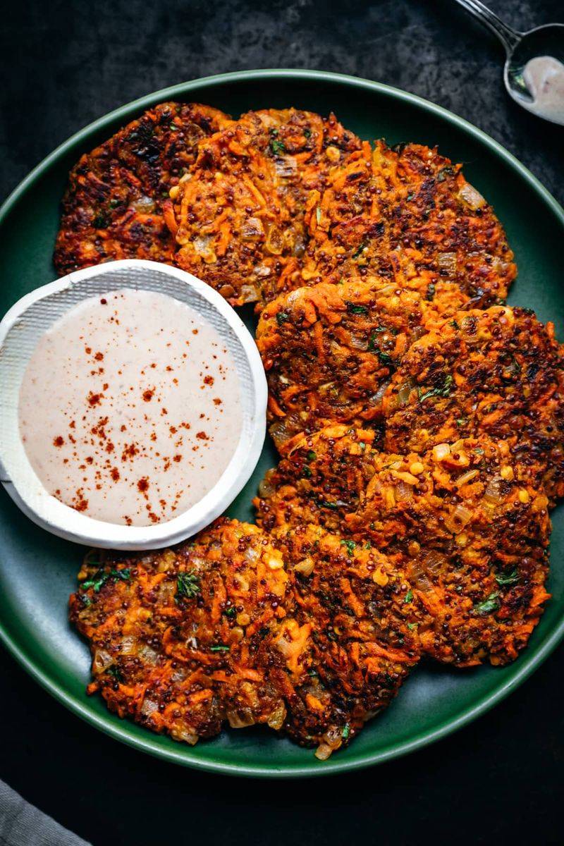 Carrot and Cumin Fritters