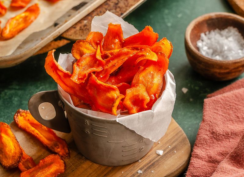 Carrot Chips with Sea Salt