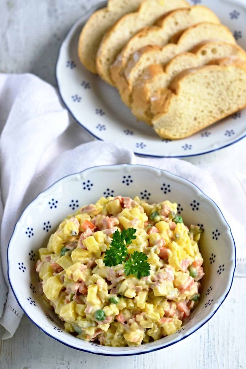 Czech Vlašský Salát (Czech Potato Salad)