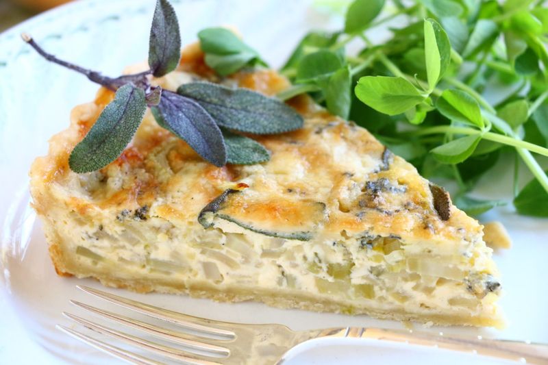 Celery and Stilton Tart