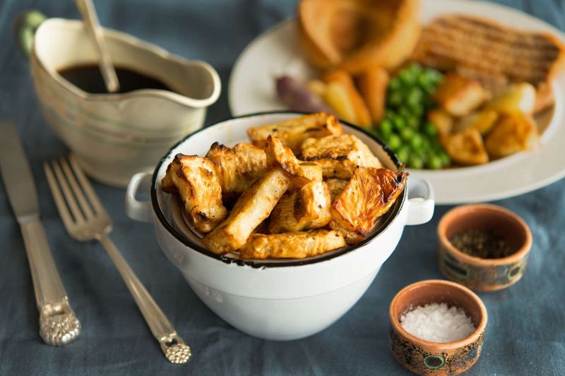 Roasted Celery with Miso Glaze