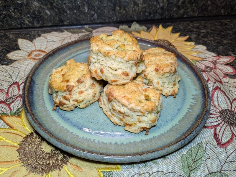 Peanut Butter and Pickle Biscuit