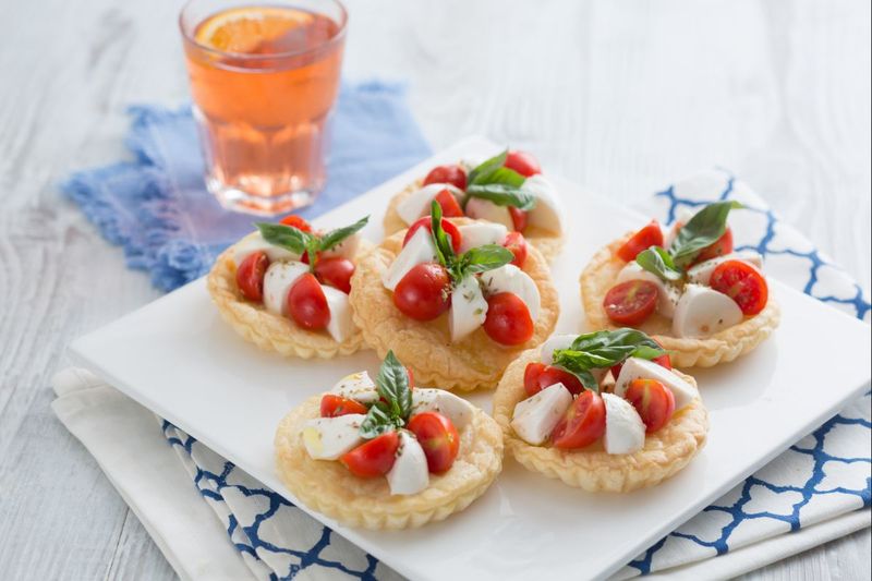 Mini Caprese Tarts