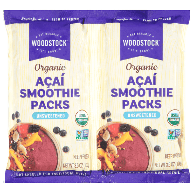 Açai Packets in the Freezer Drawer