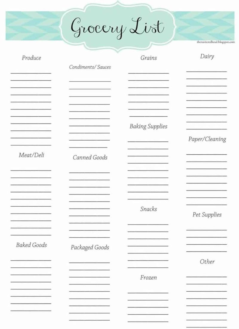 Organize Items by Store Section