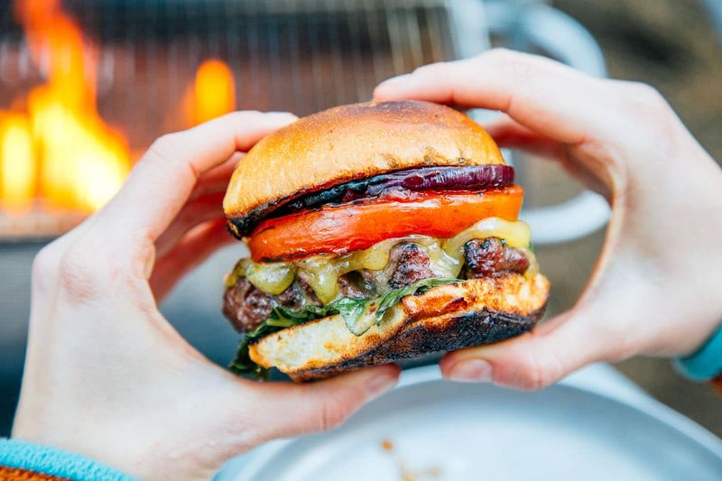 A Juicy Grilled Burger