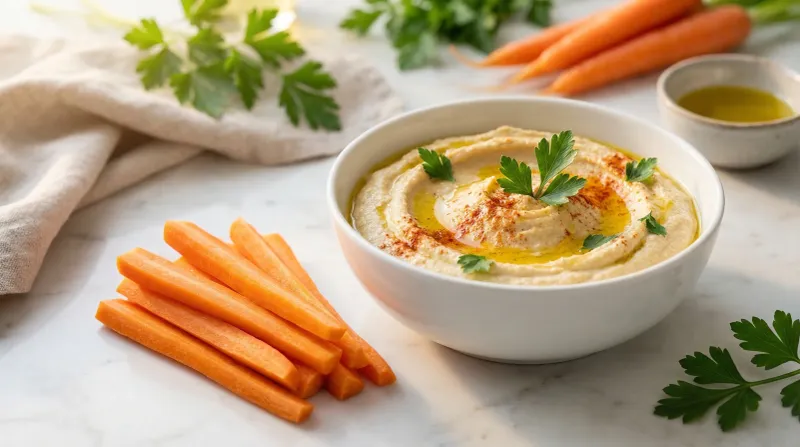 Hummus with Veggie Sticks