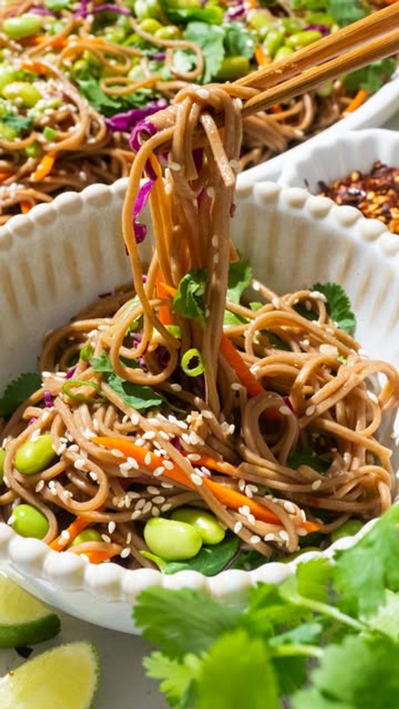 Soba Noodle Salad with Edamame
