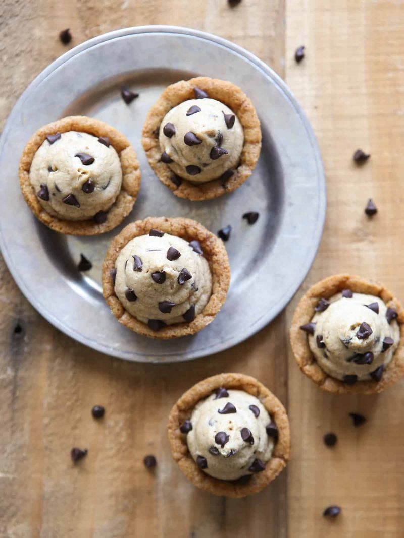 Chocolate Chip Cookie Dough Cups