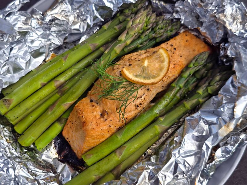 Lemon Herb Salmon Packets