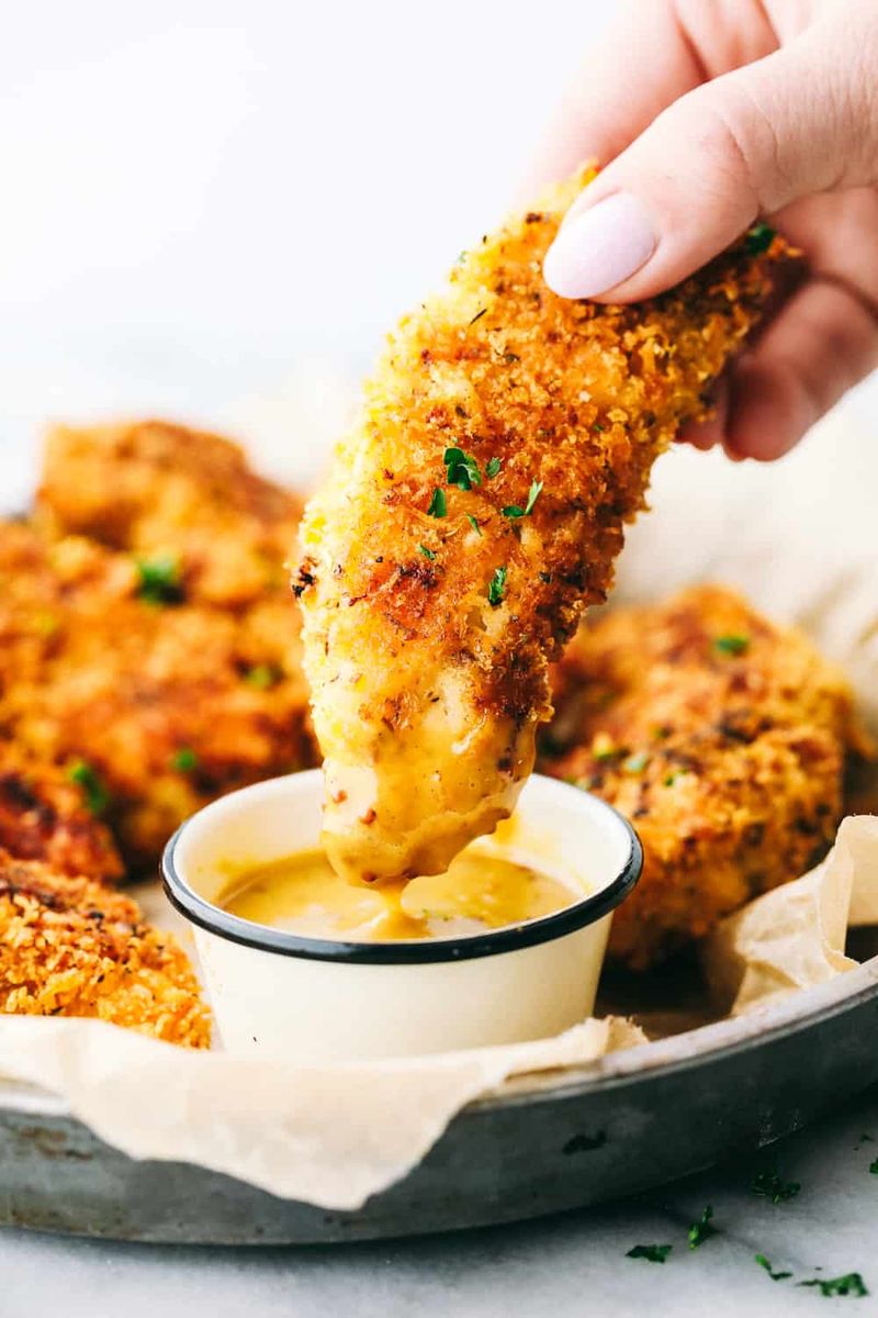 Parmesan Crusted Chicken Strips