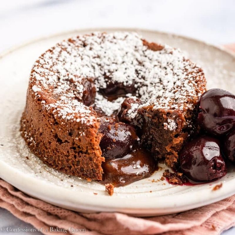 Cherry Chocolate Lava Cake