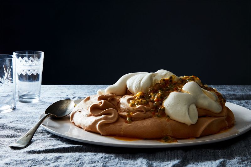 Passion Fruit Pavlova