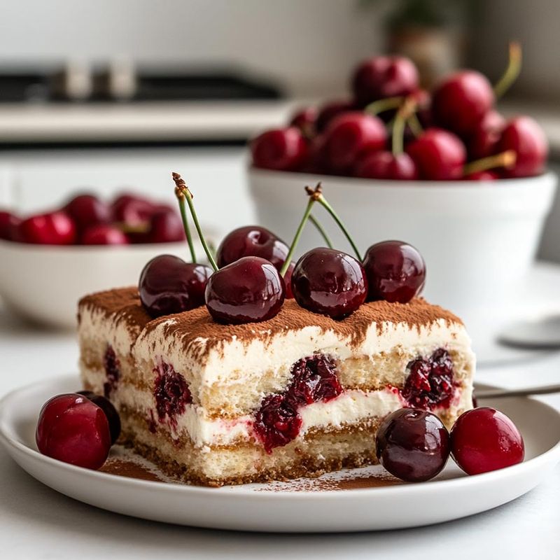 Cherry Tiramisu