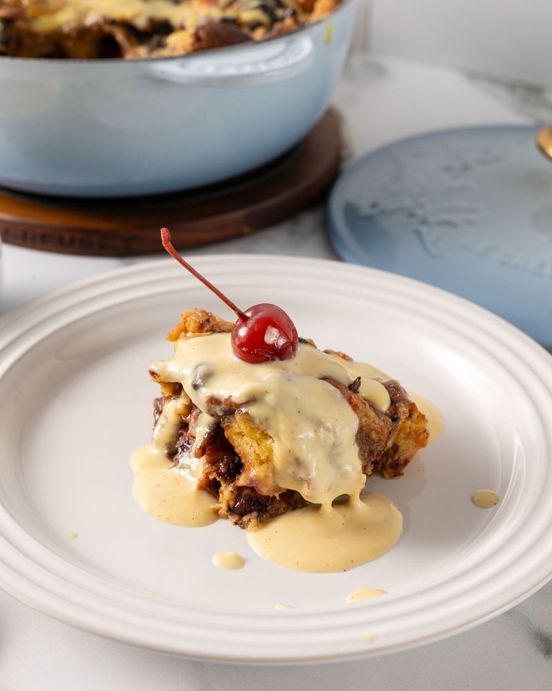 Cherry Bread Pudding