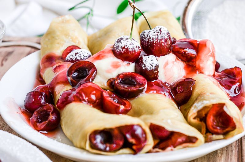 Cherry Crepes