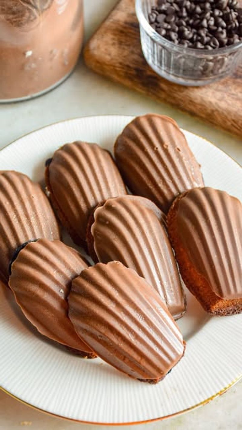 Cherry Madeleine Cakes