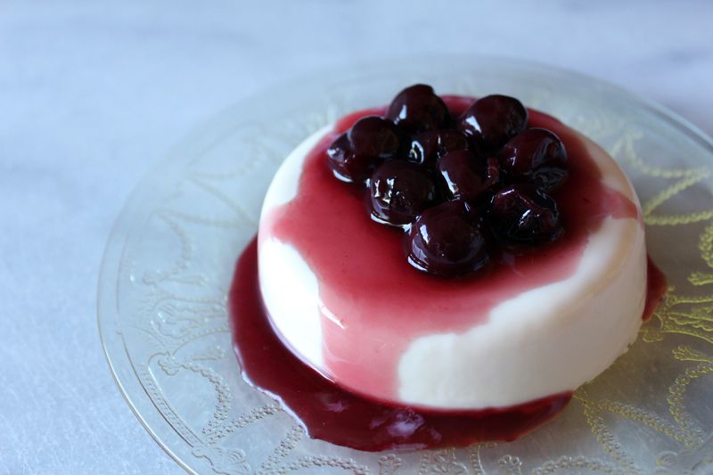Cherry Panna Cotta