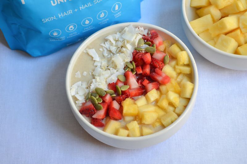 Pineapple Coconut Collagen Bowl