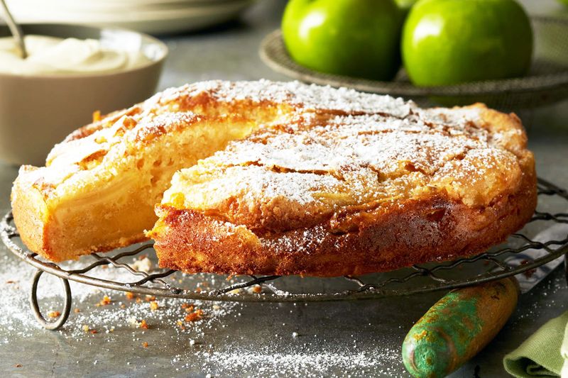 Baked Cinnamon Apple Custard